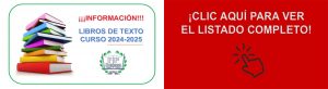 LIBROS DE TEXTO CURSO 2024-2025