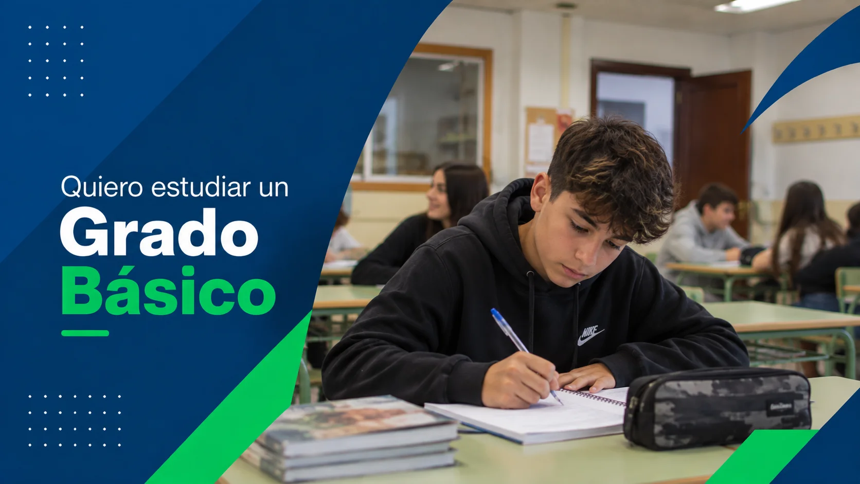 Estudiante aula FP Rumasa Jerez. Grado Básico FP