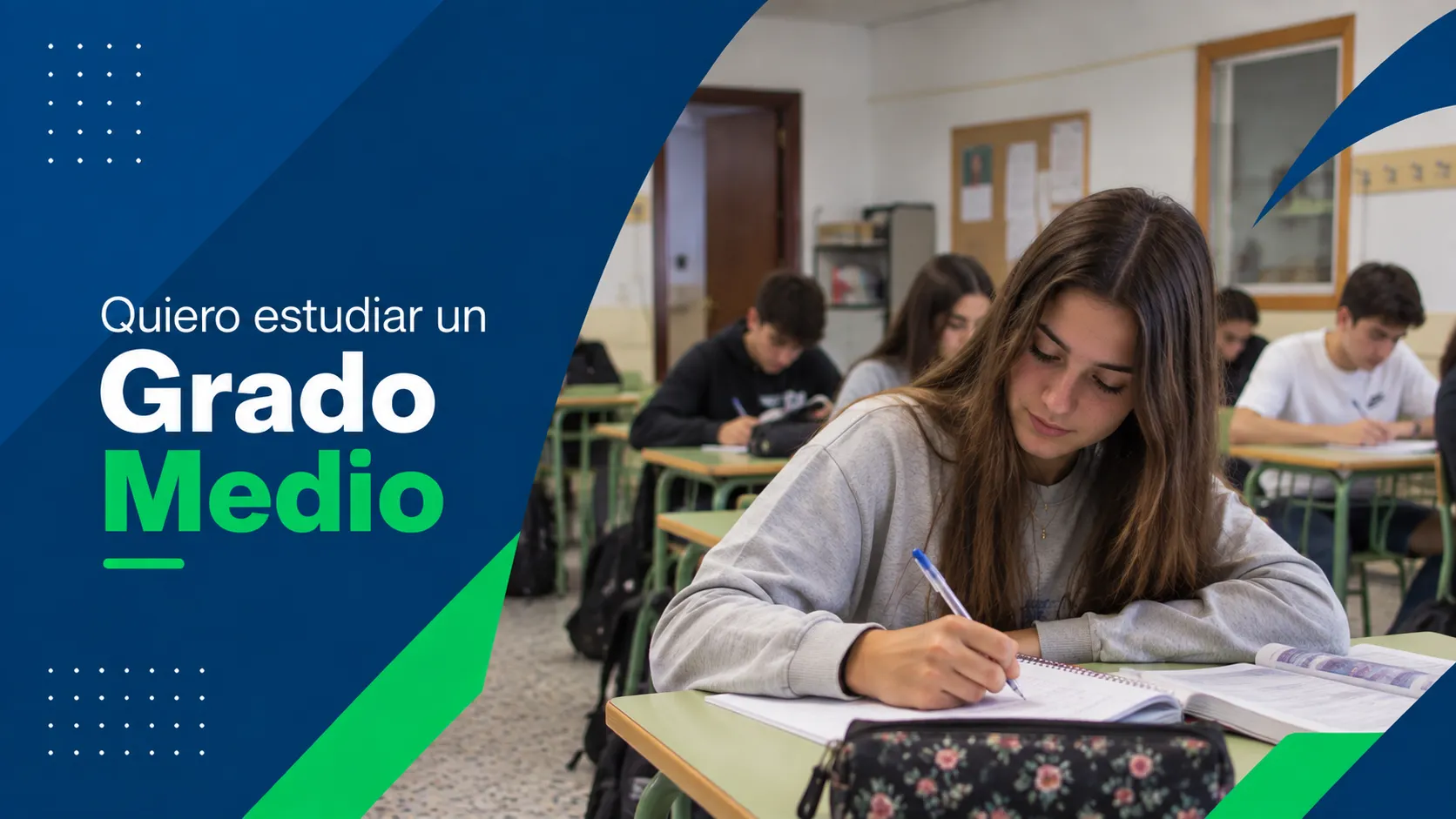 Estudiante aula FP Rumasa Jerez. Grado Medio FP